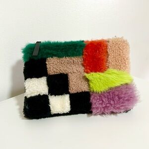 Pre-Loved Prime Cut Playground Shearling Clutch